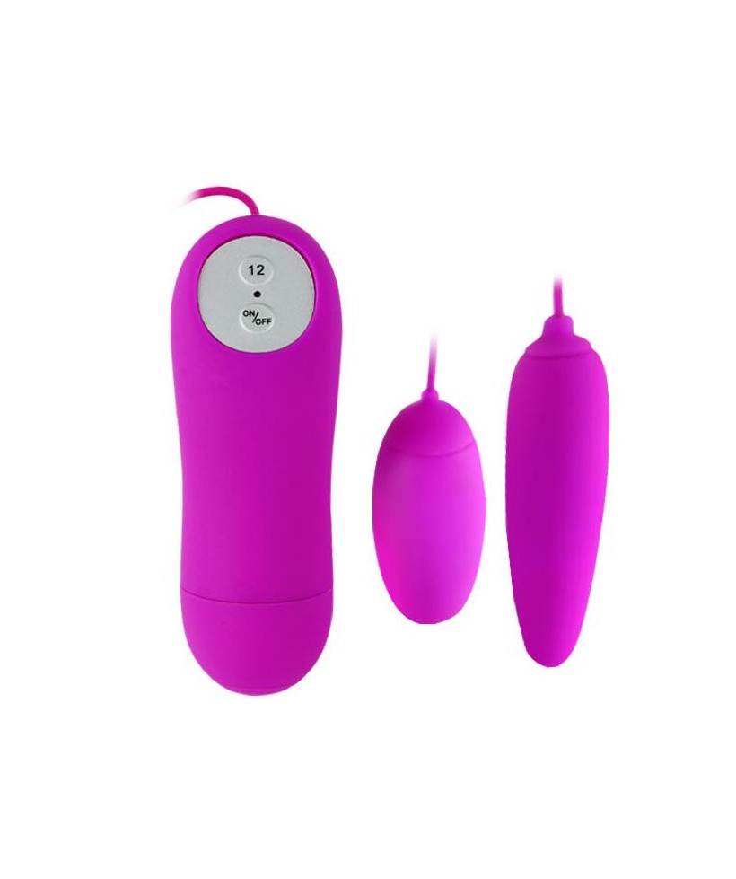 Pretty Love Huevos Vibradores Irma Color Purpura