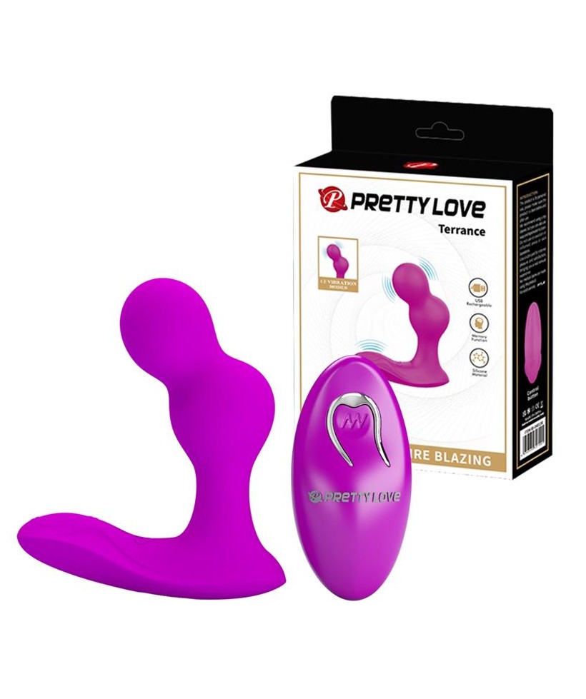 Terrance Plug Anal con vibracion y Control Remoto