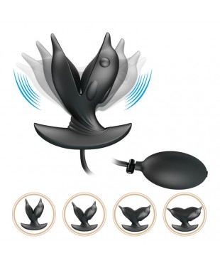 Hanson Plug Anal Inflable con Vibración