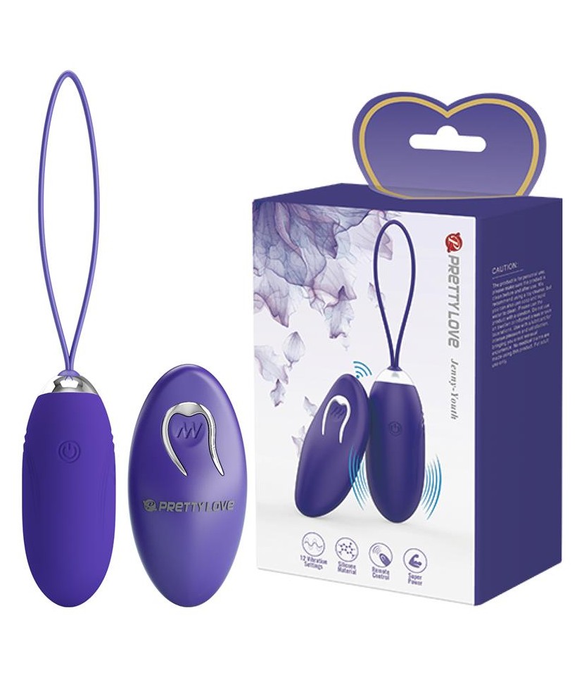 Jenny Youth Huevo Vibrador con Control Remoto