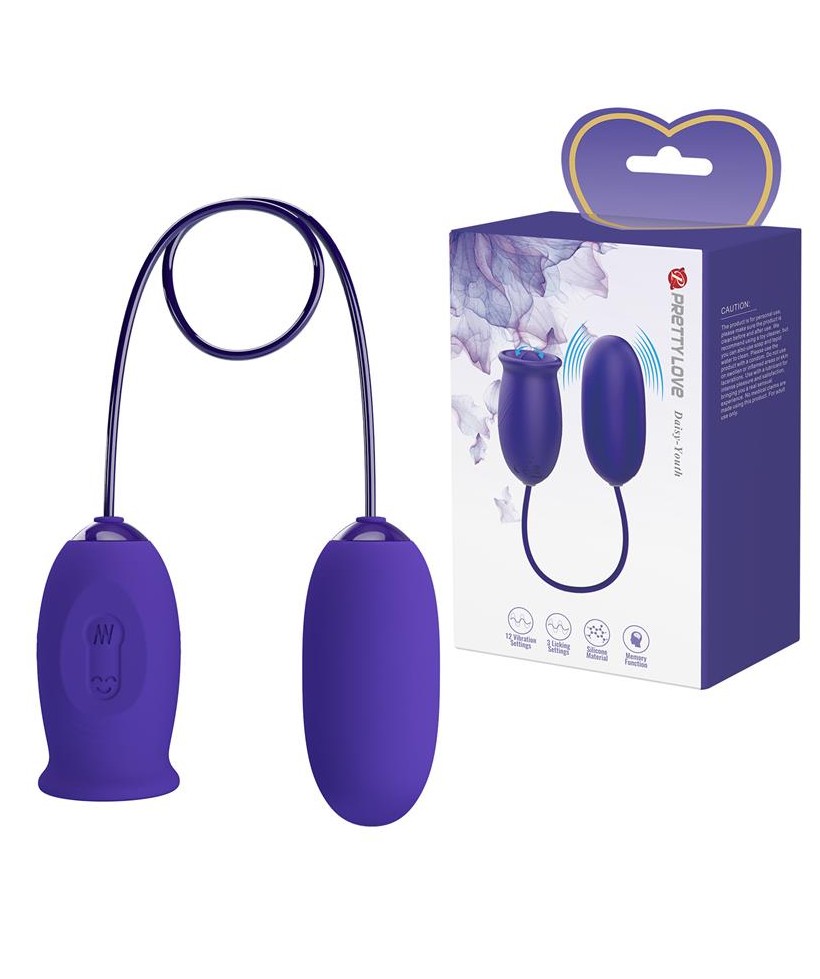 Daisy Youth Huevo Vibrador y Lengua Estimuladora