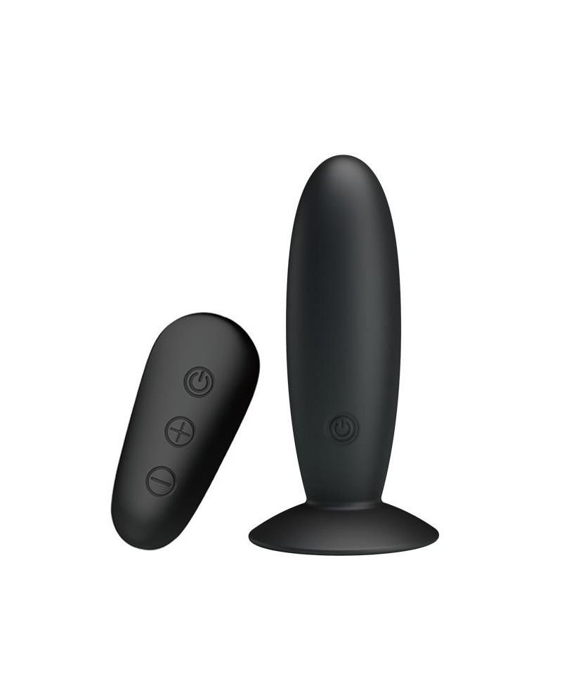 Plug Anal con Vibracion y Control Remoto USB