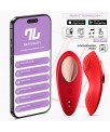 Vibrador de Braguita con APP Silicona Rojo
