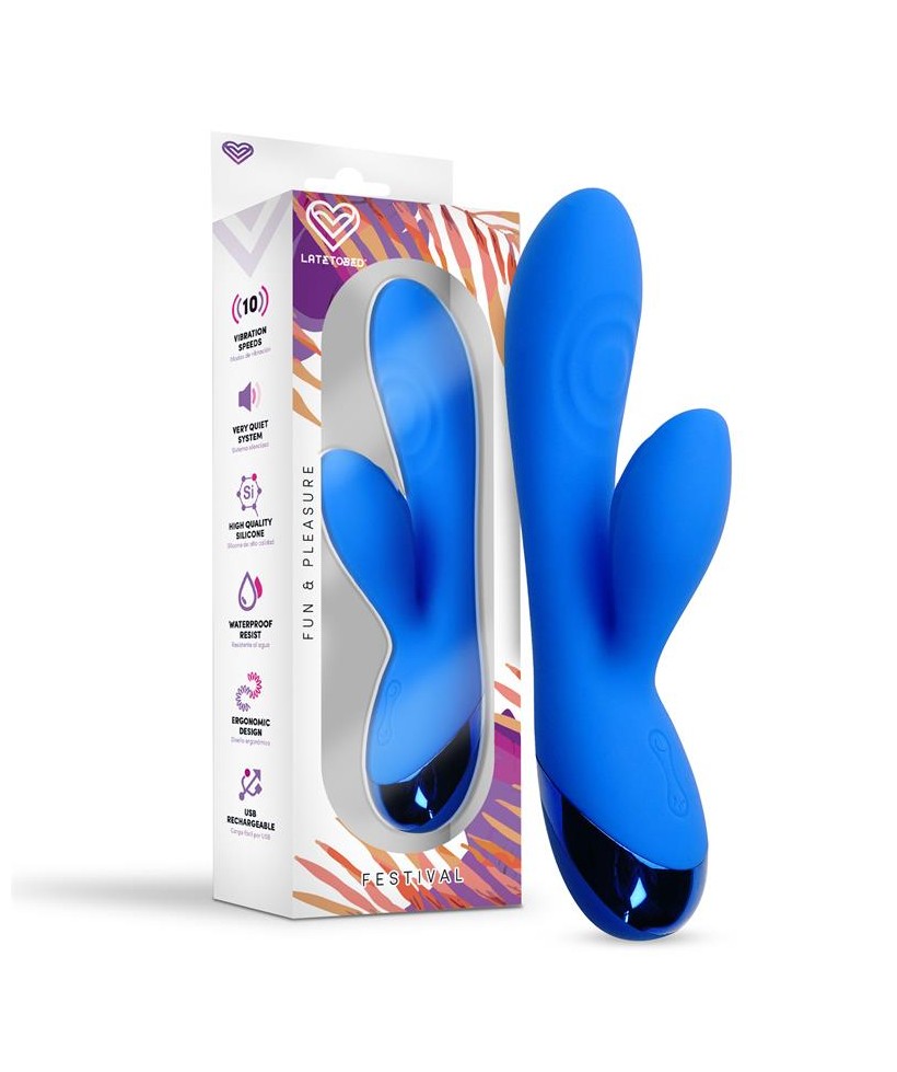 Marna Vibrador USB Azul