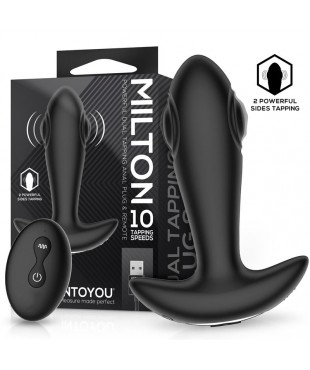 Milton Plug Anal con Doble Tapping y Control Remoto