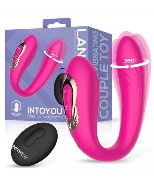 Lanty Vibrador para Parejas con Oscilación 360º y Control Remoto