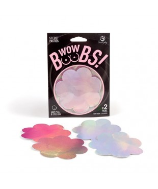 Wow Boobs! Pezoneras Flores Holográficos