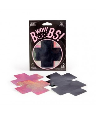 Wow Boobs! Cubre Pezones Cruz Holográficos