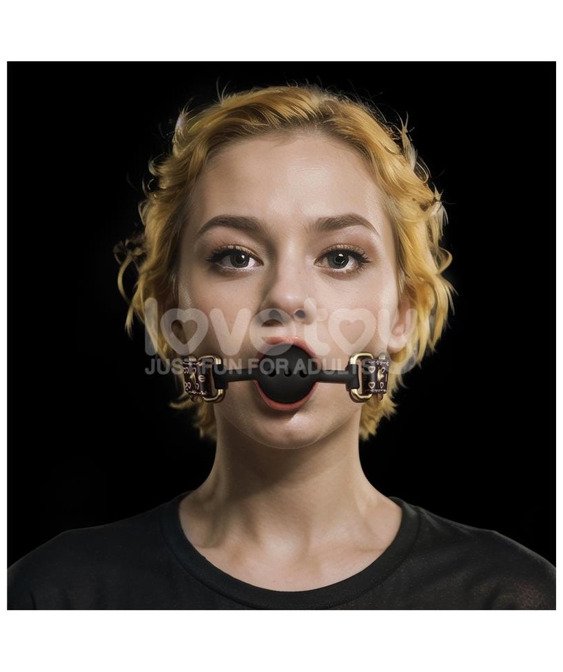 Rebellion Reign Mordaza de Bola de Silicona Transpirable