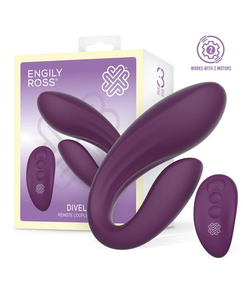 Divel Juguete para Parejas con Control Remoto