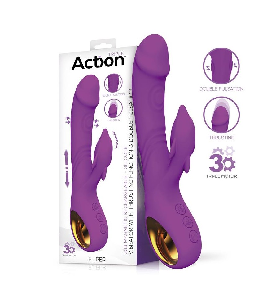 Fliper Vibrador con Thrusting y Doble Pulsacion 3 Motores