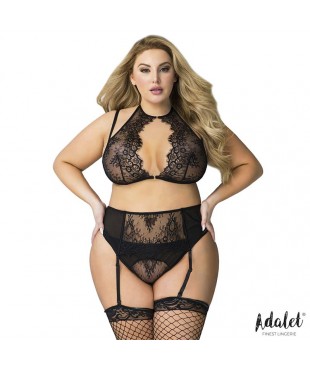 Nisa Set sujetador, liguero y tanga Talla 44-46