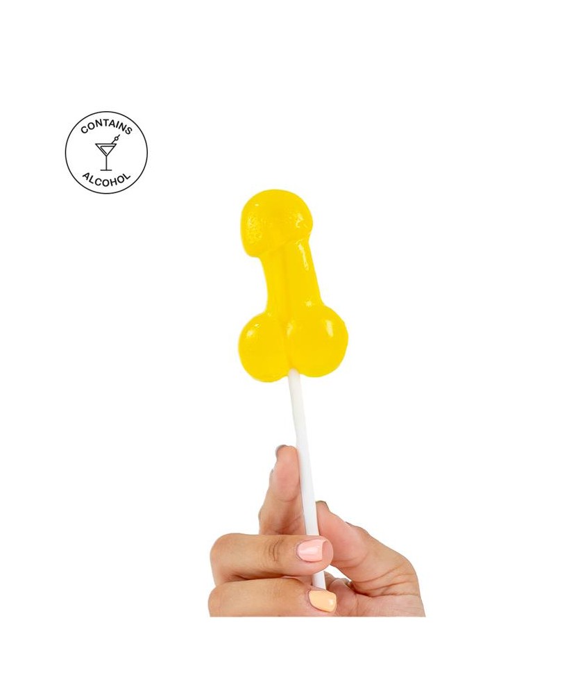 Piruleta de Pene Sabor Pina Colada con Alcohol