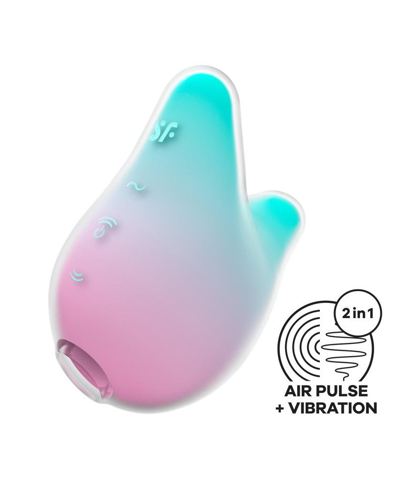 Succionador de Clitoris Mermaid Vibes Menta y Rosa