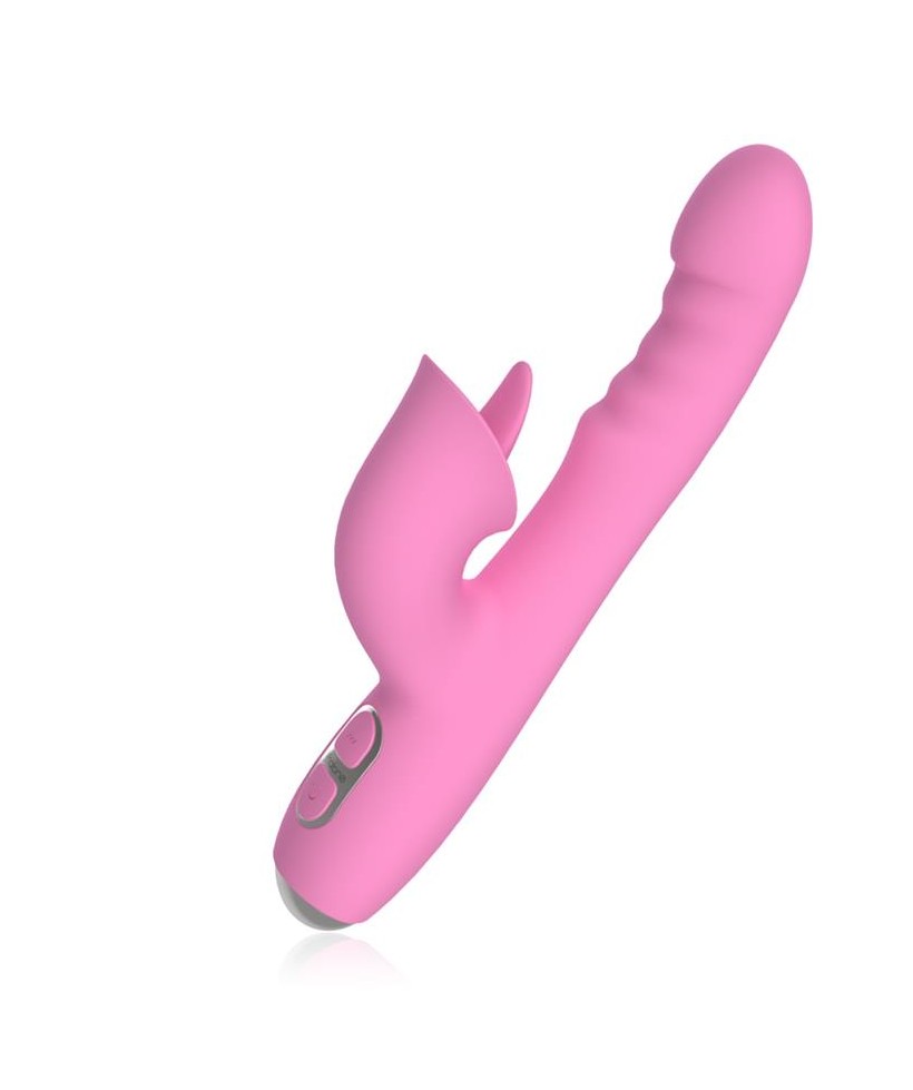 T May Vibrador con Empuje y Movimiento Swing
