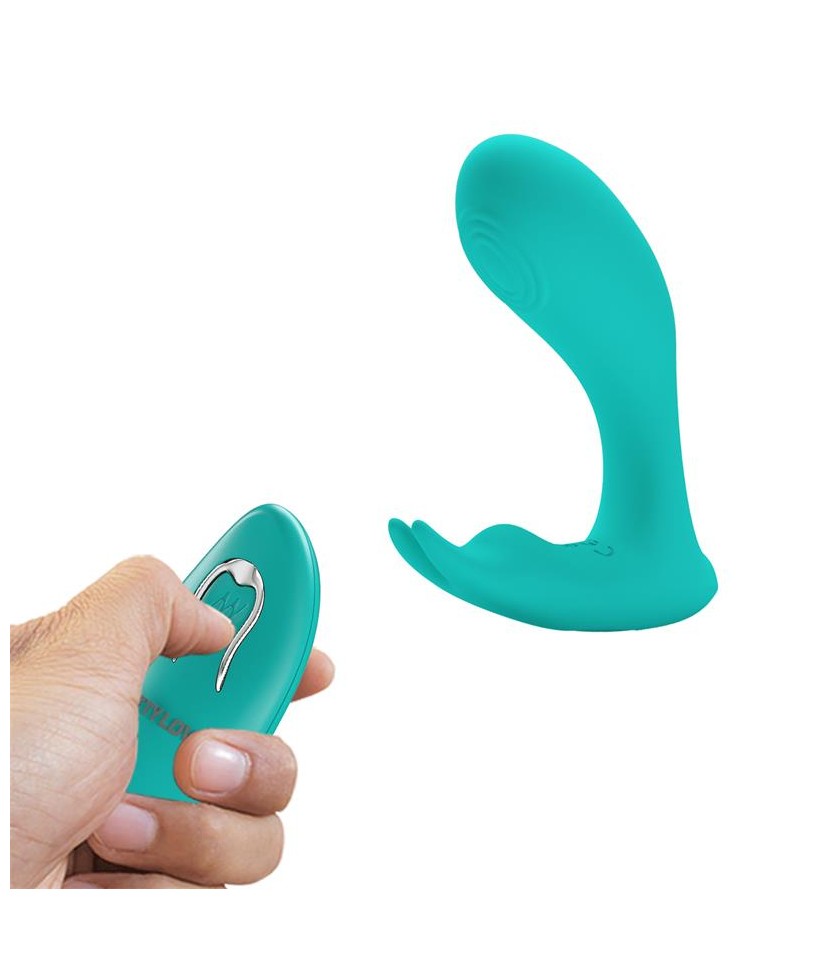 Idabelle Estimulador con Vibracion y Pulsacion con Control Remoto