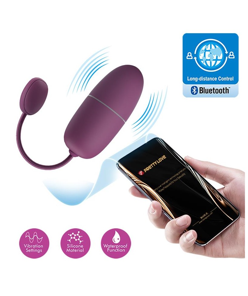 Nymph Huevo Vibrador con APP
