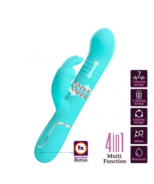 Coale Vibrador con Bolas Rotatorias y Up and Down USB