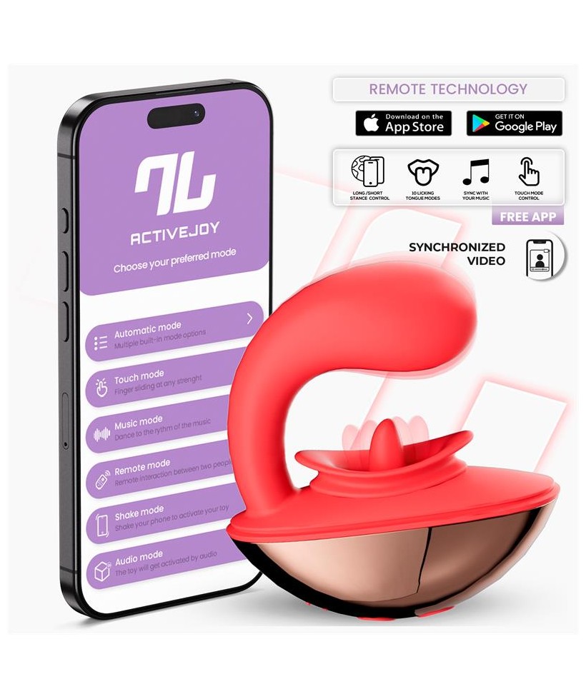 Rondy Estimulador con Vibracion y Lengua con App