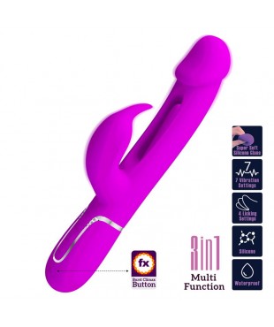 Vibrador con Lengua Kampas Rosa