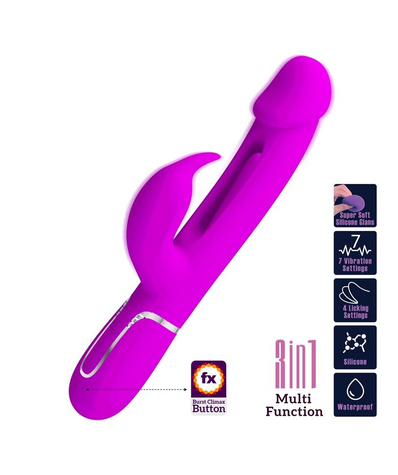 Vibrador con Lengua Kampas Rosa