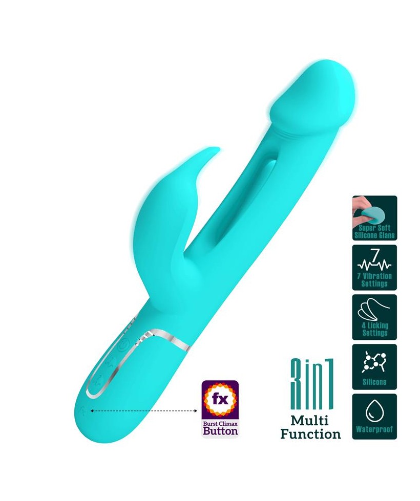 Vibrador con Lengua Kampas Verde