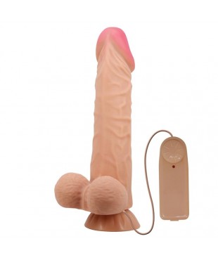 Dildo Realista Doble Densidad Piel Deslizante Retractil 24 cm