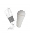 Masturbador con Vibracion Hedy Blanco Vagina