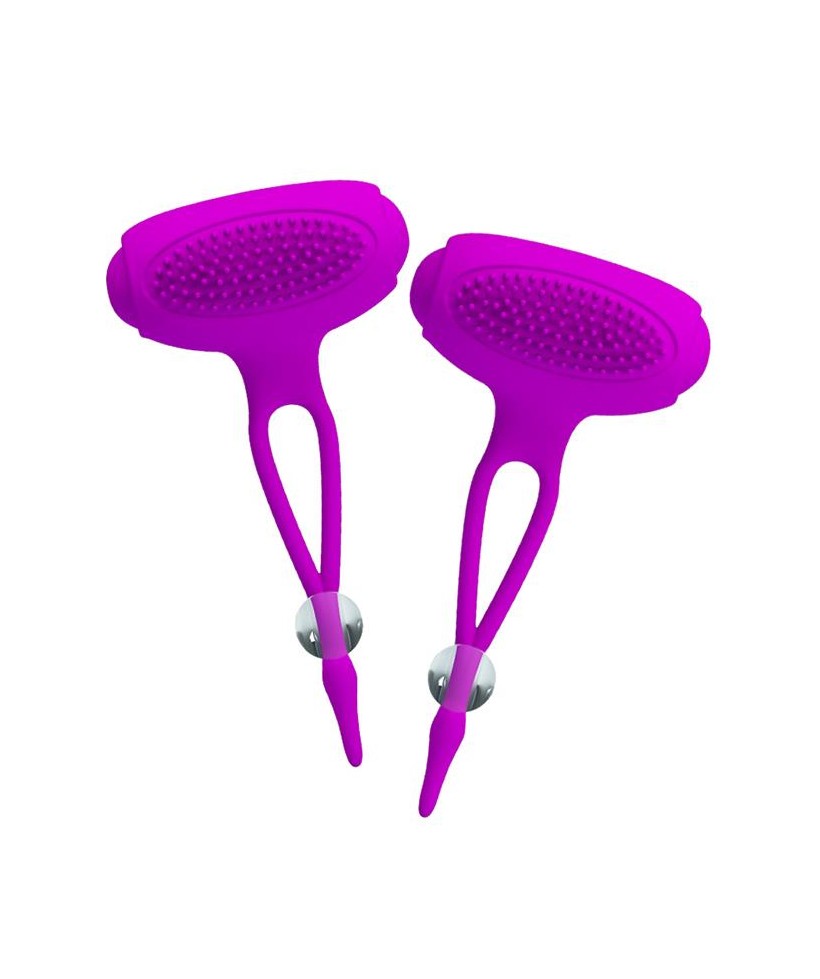 Pretty Love Pinzas para Pezones Bancroft Color Purpura