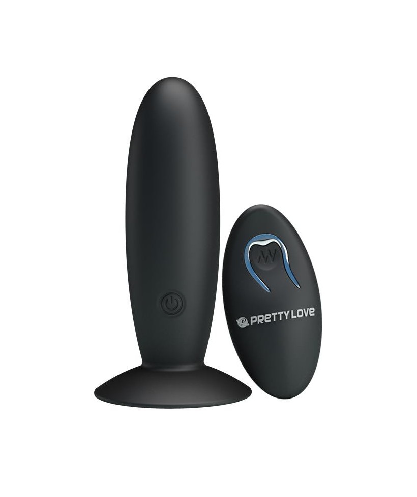 Plug Anal con Control Remoto Color Negro