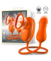 Lizer Pro Estimulador con Lengua Oscilante Bomba de Vacio y Huevo con Up and Down