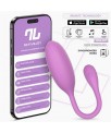 Logan Huevo Vibrador con APP Silicona Unibody Purpura