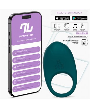 Ringo Anillo Vibrador con APP Unibody Verde