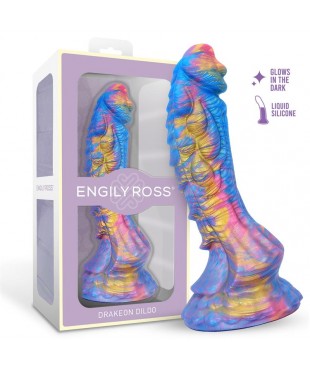 Drakeon Dildo Dragón Silicona Líquida 18 cm