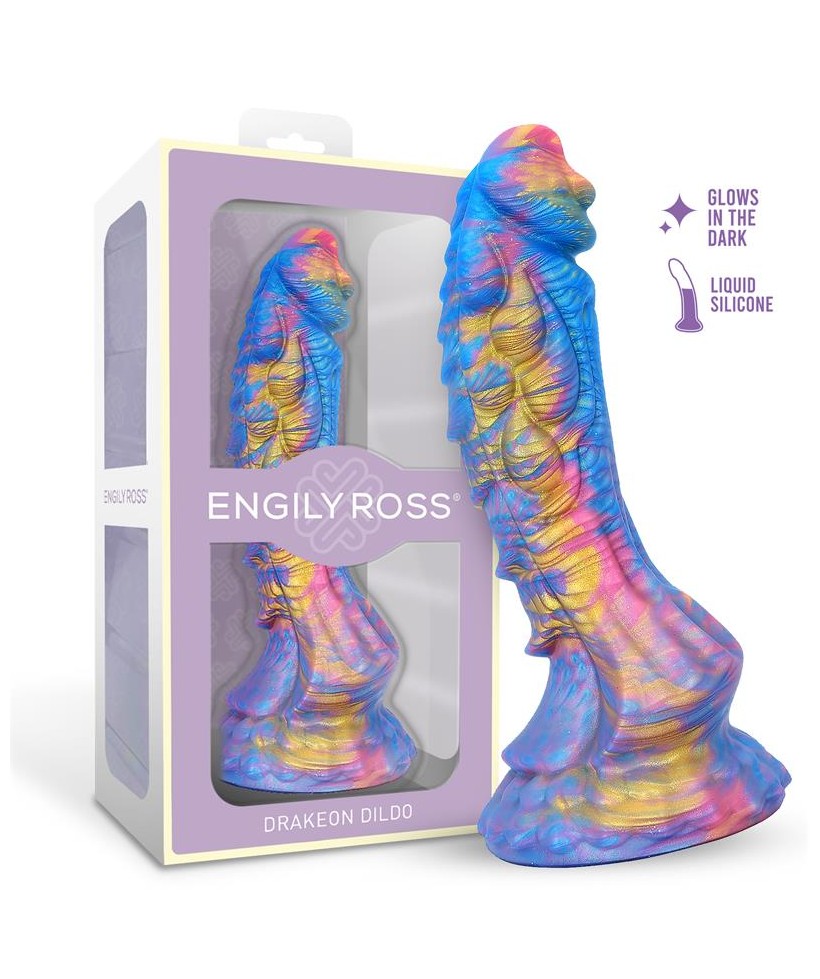 Drakeon Dildo Dragon Silicona Liquida 18 cm