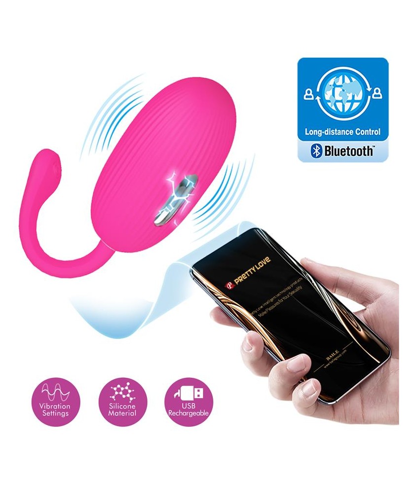 Doreen Huevo Vibrador con Electro Shock y App