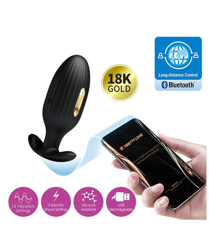 Jefferson Plug Anal con Electroshock y APP