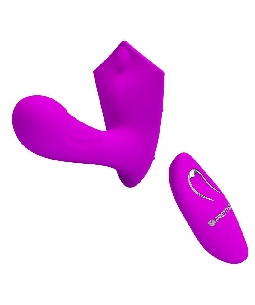 Willie Estimulador con Control Remoto Rosa