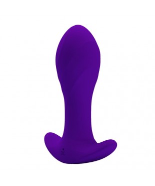 Estimulador Anal con Vibración Púrpura