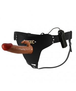 Arnés con Dildo Hueco y Vibración 7.4 Mavion