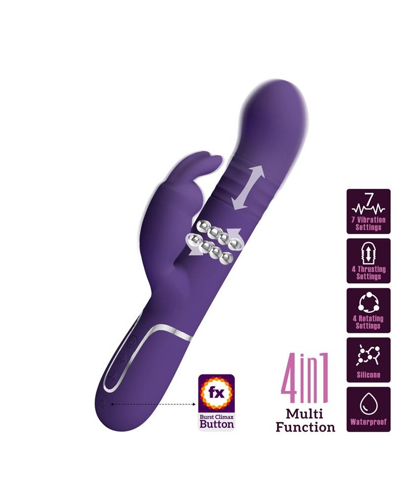 Coale Vibrador con Thursting y Bolas Rotatorias