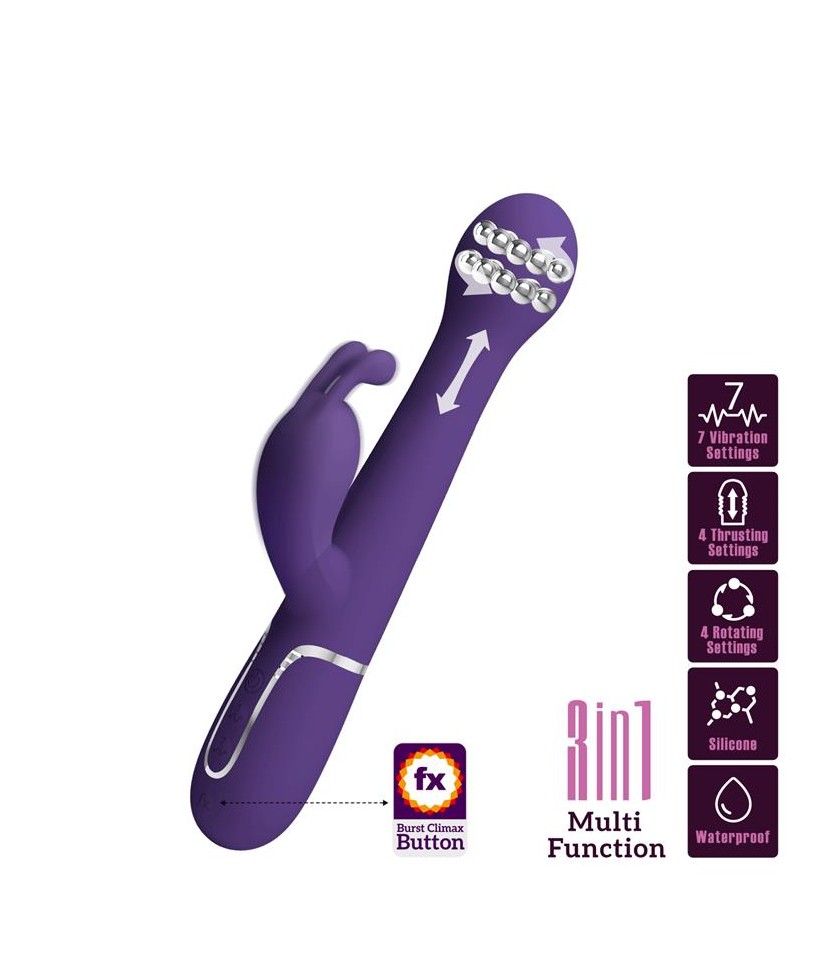 Dejon Vibrador con Thursting y Rotacion Twinkled
