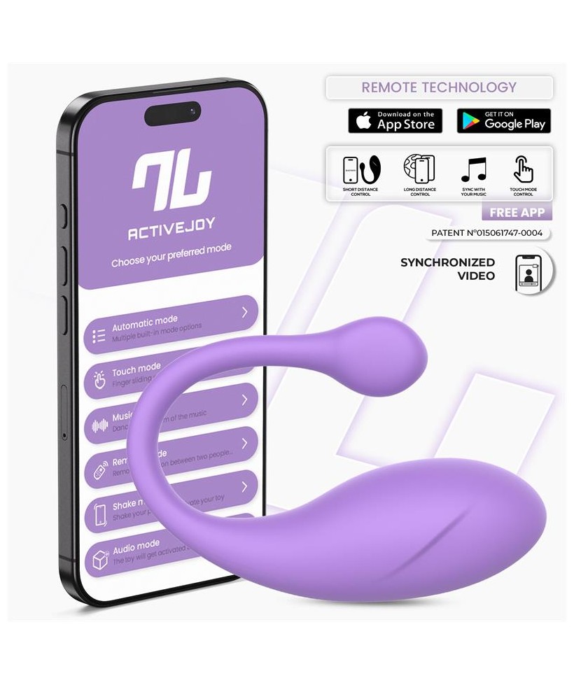 Bulby Huevo Vibrador con APP Lavanda