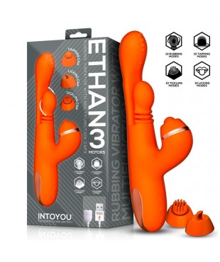 Ethan Vibrador Masaje 360º para el Punto G y Cabezales Intercambiables