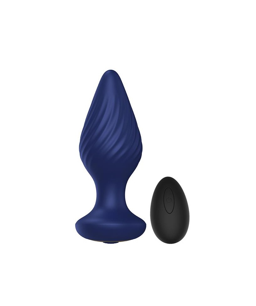Spiral Plug Anal con Vibracion y Control Remoto