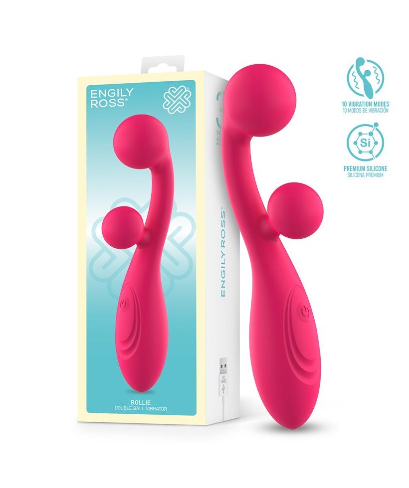 Rollie Vibrador con Doble Bola Estimuladora