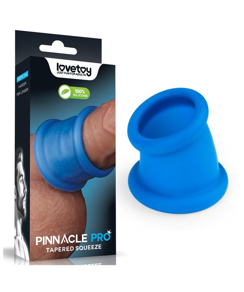 Pinnacle Pro Tapered Squeeze Stretcher Anillo para el Pene