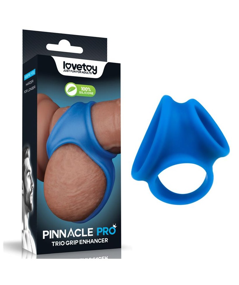 Pinnacle Pro Trio Grip Enhancer Anillo para el Pene