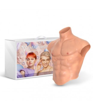 Boomax Traje Torso Masculino Hiperrealista Silicona Líquida Talla L