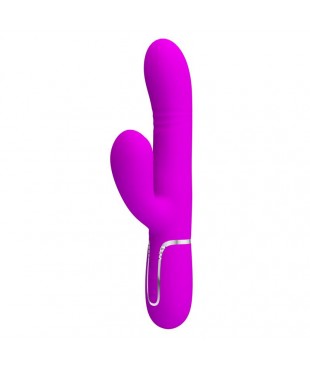 Mariana Vibrador 4en1 Silicona Fucsia